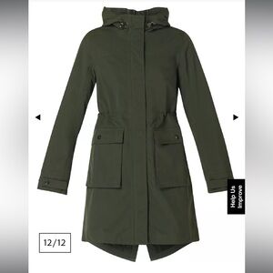 SWEATY BETTY Stride Waterproof Parka medium like new